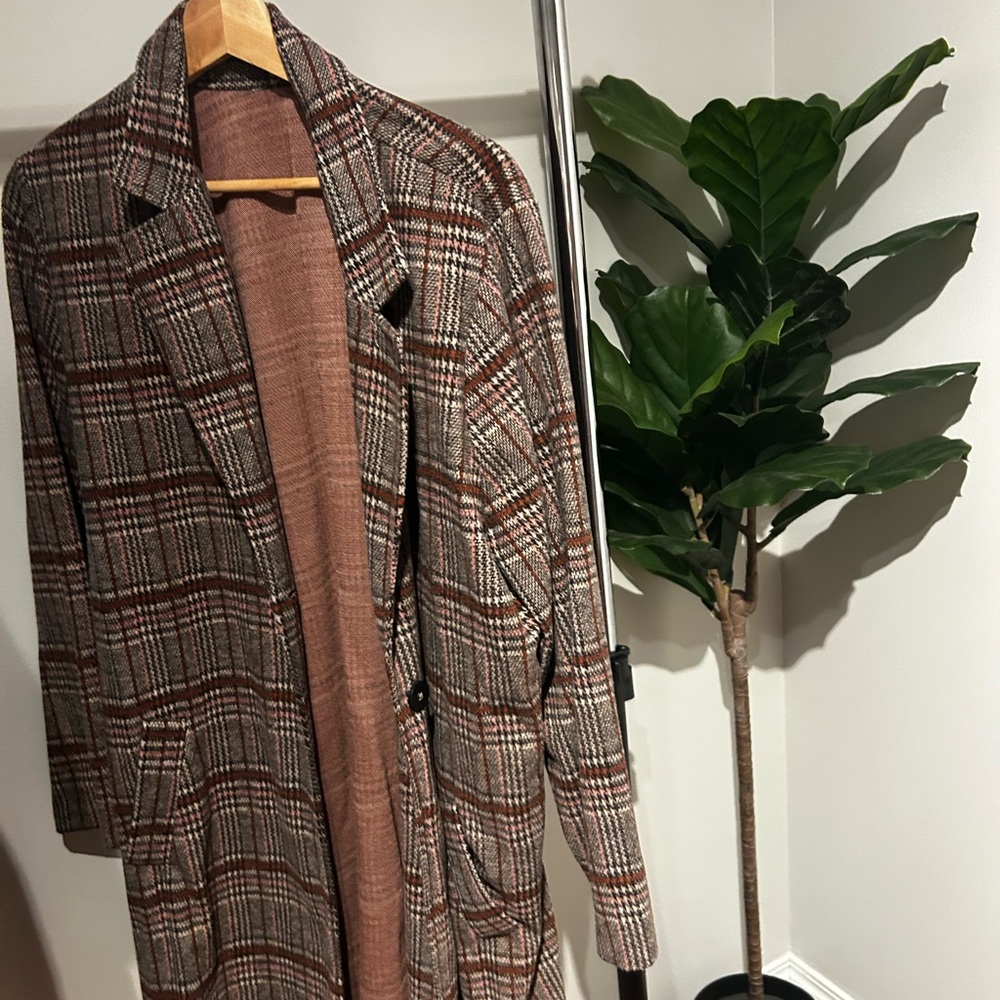 Brown coat size M - Picture 3 of 4